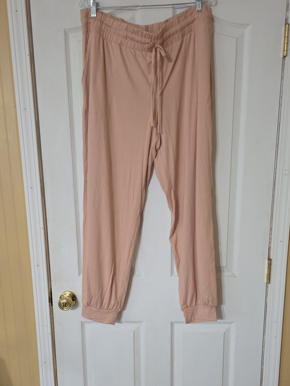Any Body Light Blush Drawstring Joggers